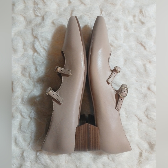 Clarks Natalyn Lane Flat Womens 10M Beige Leather NEW - Picture 7 of 9
